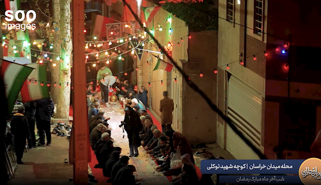 کوچه افطاری در جنگ| محله میدان خراسان